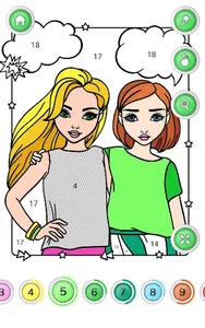 Girls Coloring Book for Girls screenshot 6