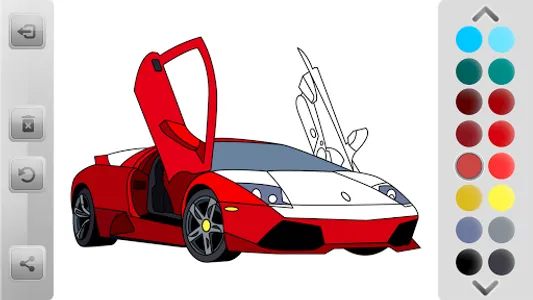 World Cars Coloring Book screenshot 4