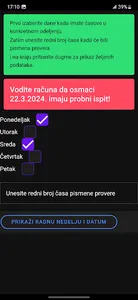 Datum pismene provere screenshot 1