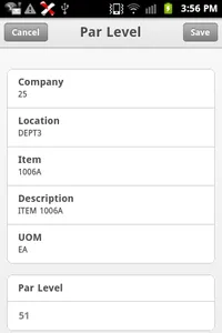 Infor Lawson Mobile Inventory screenshot 4