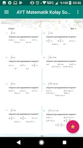AYT Matematik Kolay Soru Banka screenshot 17