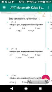 AYT Matematik Kolay Soru Banka screenshot 5
