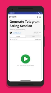 Telegram Session String Genera screenshot 0