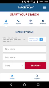 Infotracer screenshot 1