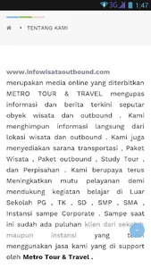 Info Wisata Outbound screenshot 3