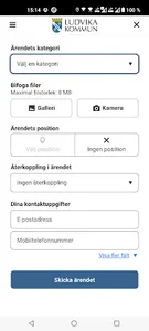 Felanmälan Ludvika kommun screenshot 1