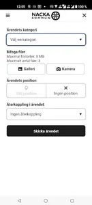 Felanmälan - Nacka kommun screenshot 1