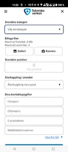 Felanmäl belysning i Linköping screenshot 1