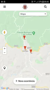 Participa ocorrências Vinhais screenshot 1