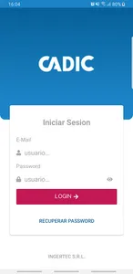 CADIC MOBILE screenshot 1