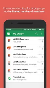 Team Messenger :Work-Education screenshot 0