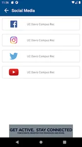 UC Davis Rec screenshot 2