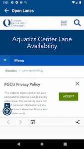 FGCU Campus Recreation screenshot 1