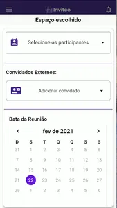 Invitee - Salas de Reuniões e  screenshot 2
