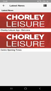 Chorley Leisure screenshot 4