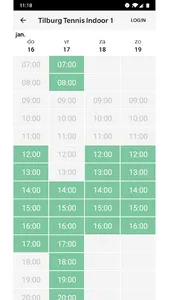 Club Pellikaan Booking screenshot 2