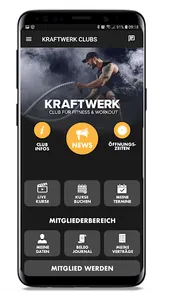 KRAFTWERK FITNESSCLUBS screenshot 0