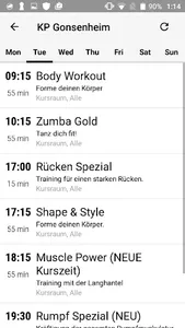 VitaFit Mainz screenshot 2