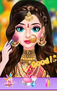 Indian Bride Makeup Dress Game screenshot 11