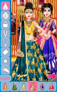 Indian Bride Makeup Dress Game screenshot 2