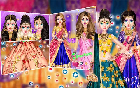 Indian Wedding Makeup Dress up screenshot 13