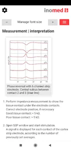 inomed eApplication notes screenshot 4