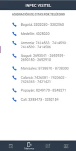 Inpec Visitel - Citas screenshot 5