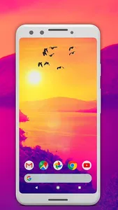 Sunset Birds Video Wallpaper screenshot 1