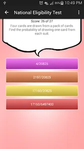 National Eligibility Test screenshot 1