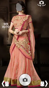 Women lehenga Choli costume mo screenshot 11