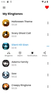 Scary Ringtones and Sounds screenshot 1