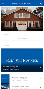 Paper Mill Playhouse screenshot 3