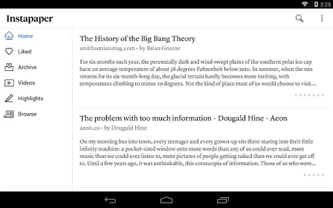 Instapaper screenshot 6