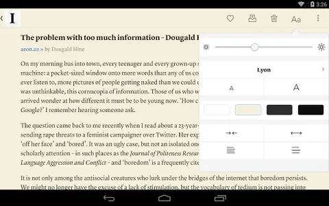 Instapaper screenshot 8