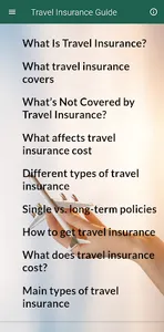 Travel Insurance Guide screenshot 0