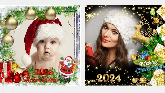 Christmas photo frame 2024 screenshot 28