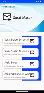 E-Office OMB screenshot 1