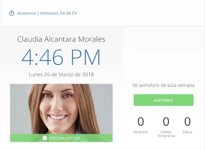 Control de Asistencia Workbeat screenshot 2