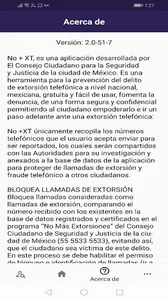 No mas extorsiones - No mas XT screenshot 5