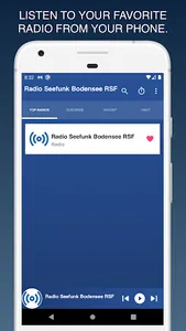Radio Seefunk Bodensee RSF App screenshot 0
