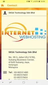Internet Webhosting (www.inter screenshot 2