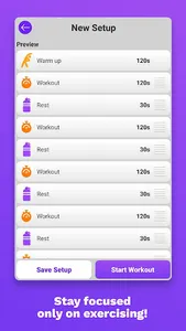 Interval Timer Stopwatch for H screenshot 1