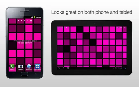 Glow Tiles Live Wallpaper screenshot 0