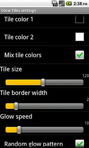 Glow Tiles Live Wallpaper screenshot 6