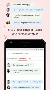 Dome - Messenger & Organizer screenshot 1