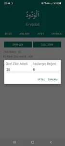 Esmaül Hüsna Vakitleri & Zikri screenshot 5