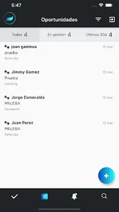 Resultadistas screenshot 2