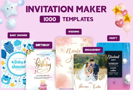 Invitation Maker - Invite Card screenshot 0