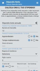 Stipendio Netto, Assegno Unico screenshot 1