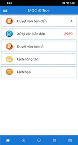 MOC iOffice screenshot 1